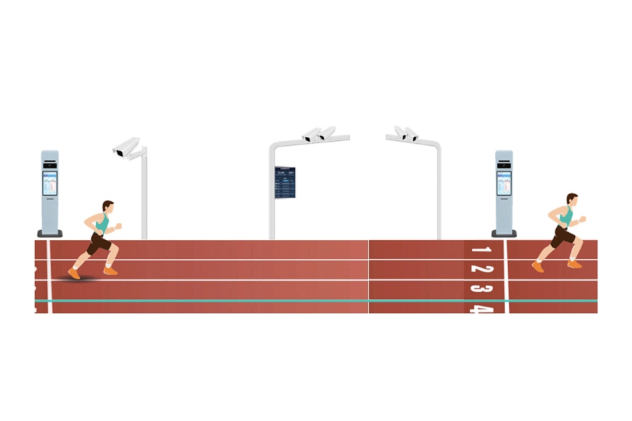 AI智能短跑测试仪（智慧跑道）